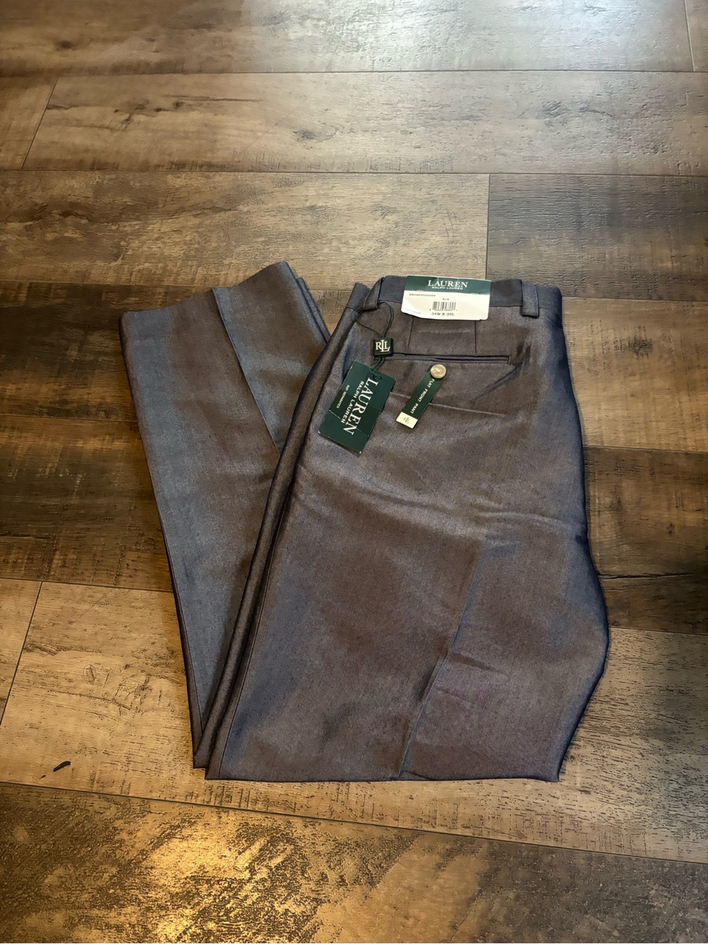 Ralph Lauren Men’s Charcoal blue Dress Pants